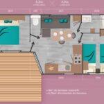 Mobilhome Premium Terrasse Couverte 2 Chambres 26m² (covered terrace)