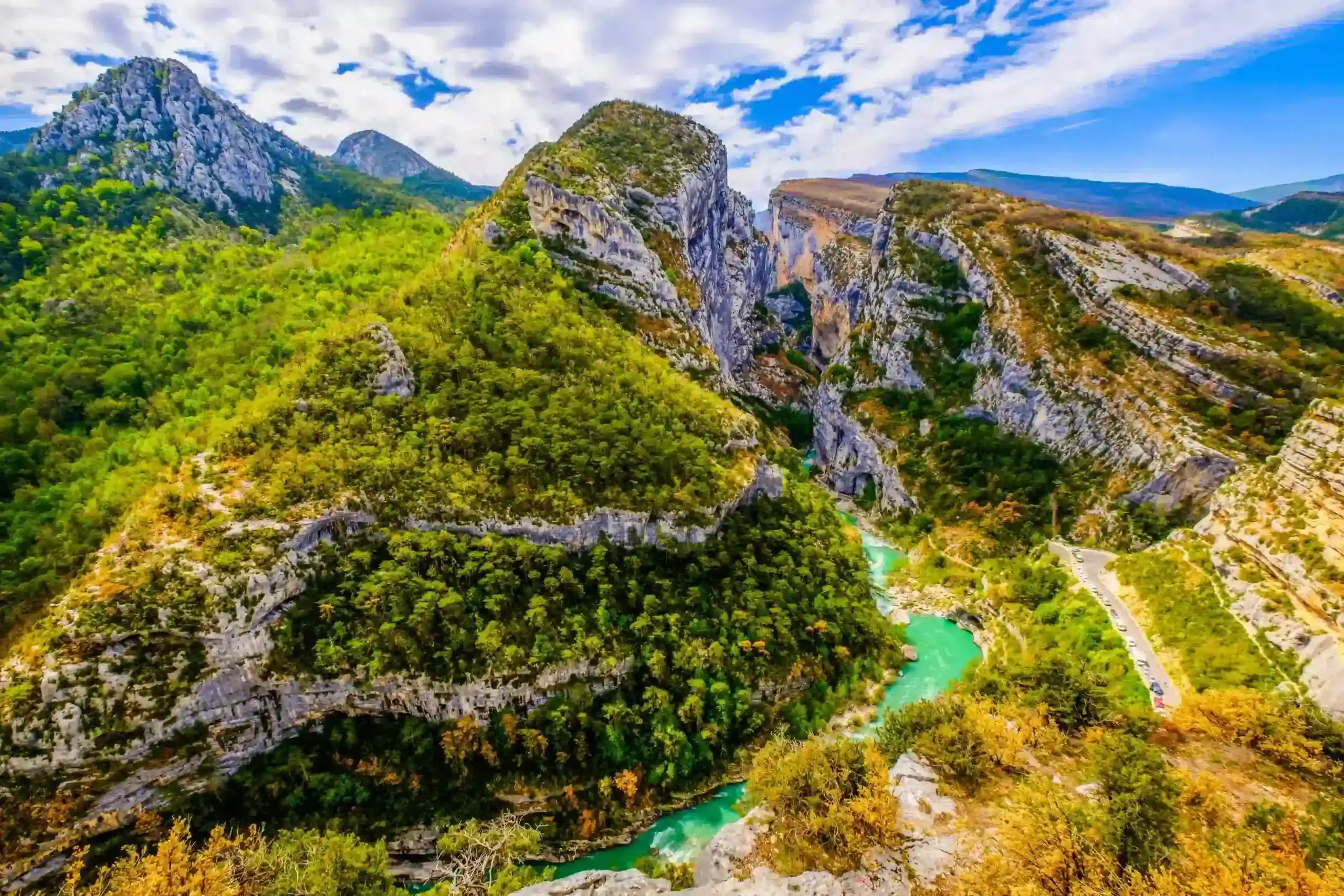 Beau paysage a visiter dans l'Aveyron