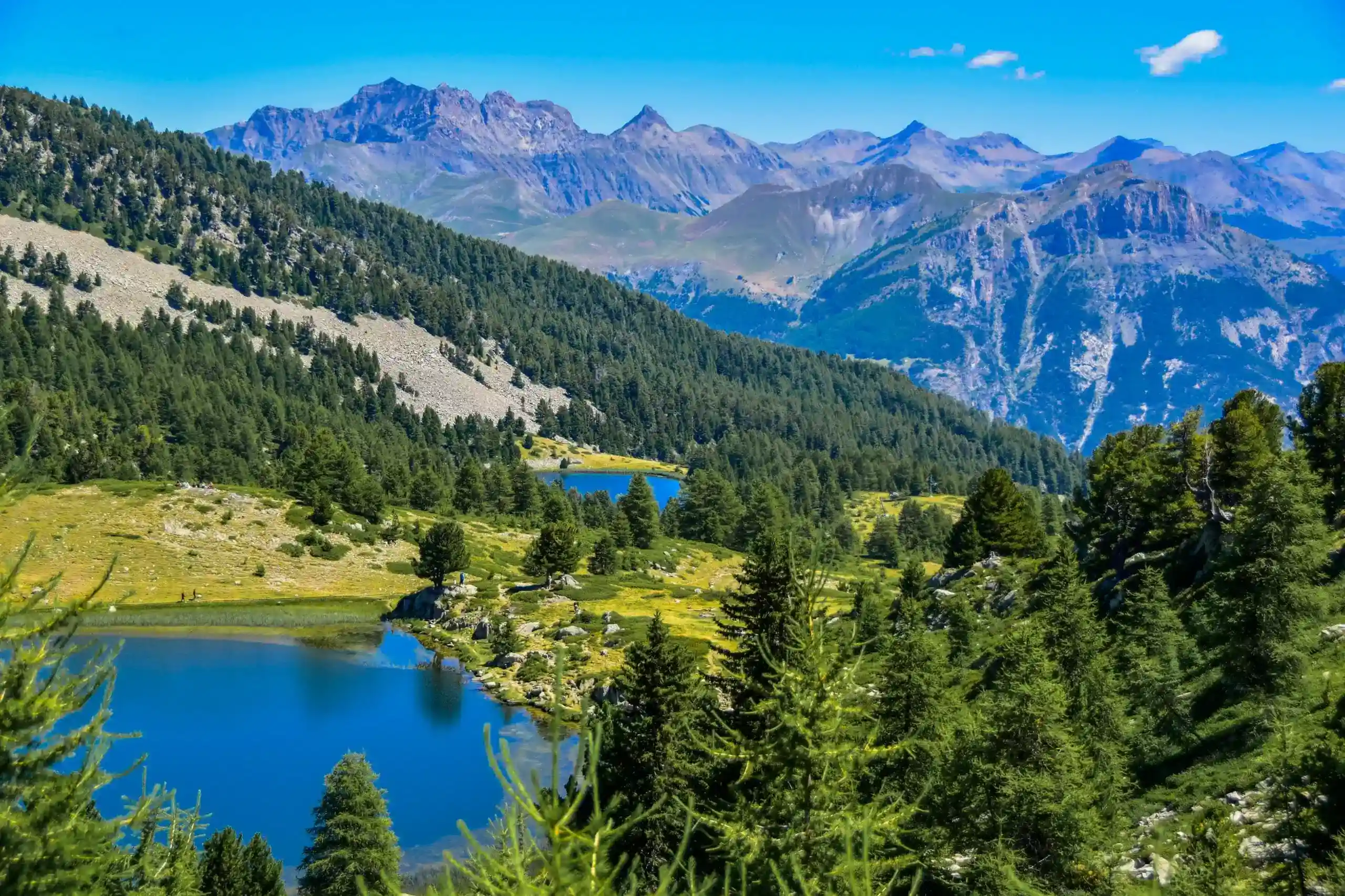 See in der Nähe des Campingplatzes les genets