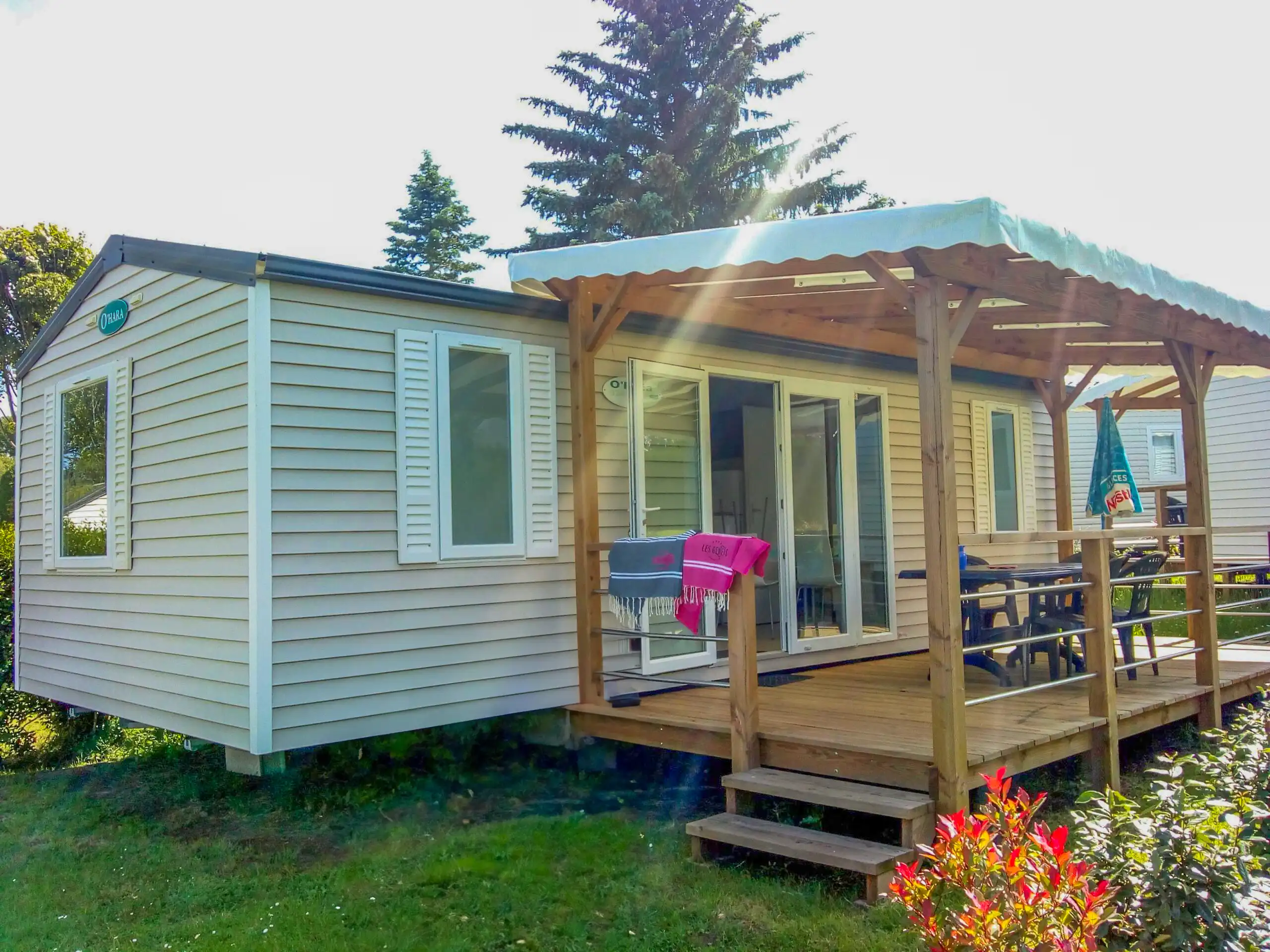 Comfort mobile home at Les Genêts campsite