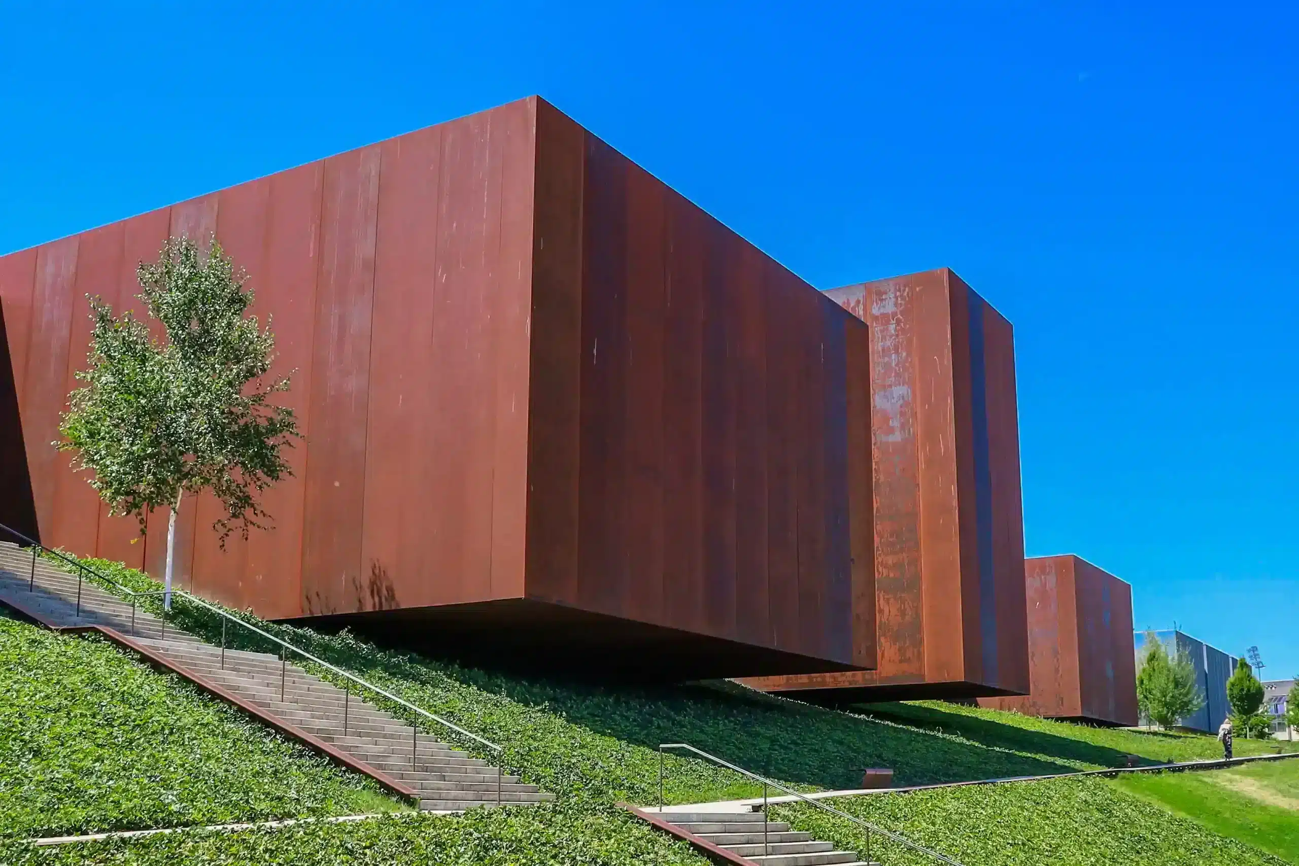 Soulages museum of contemporary art in Rodez, Aveyron