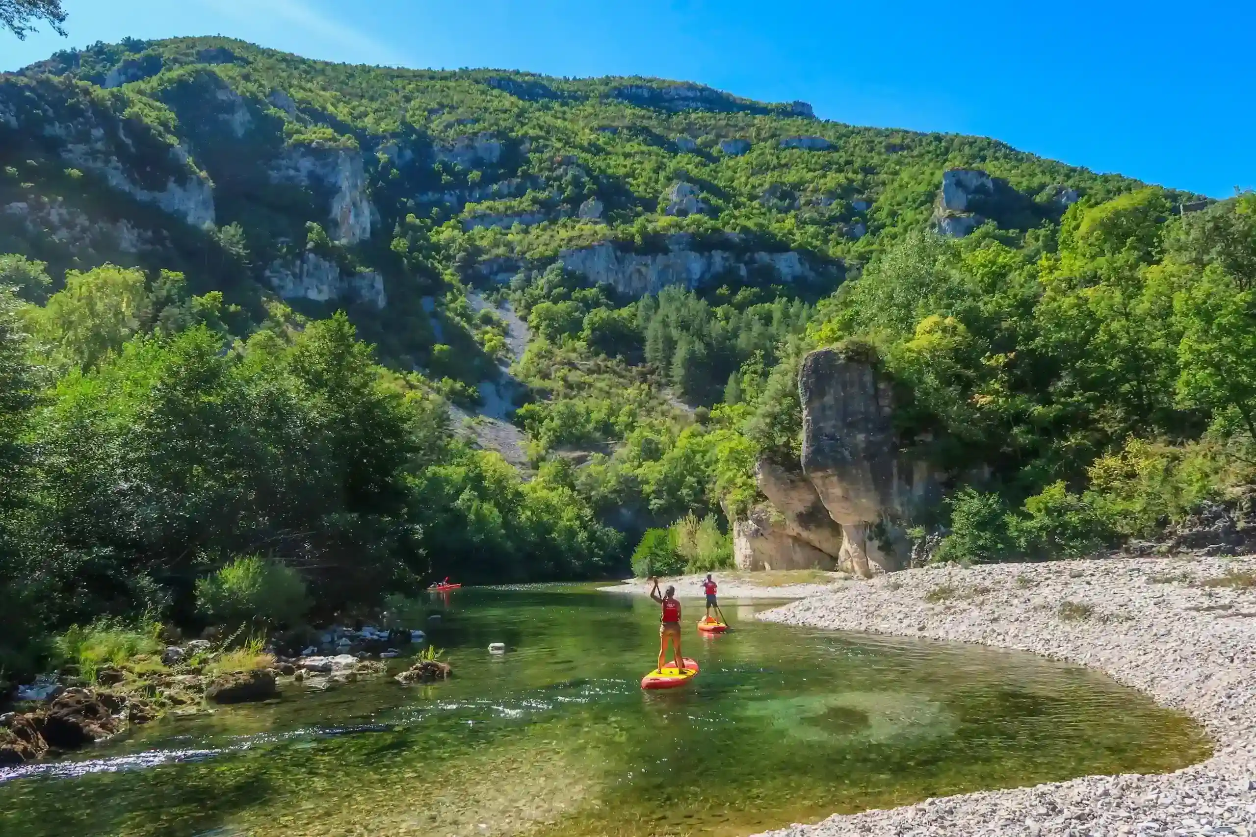 Paddeln in den Schluchten des Tarns