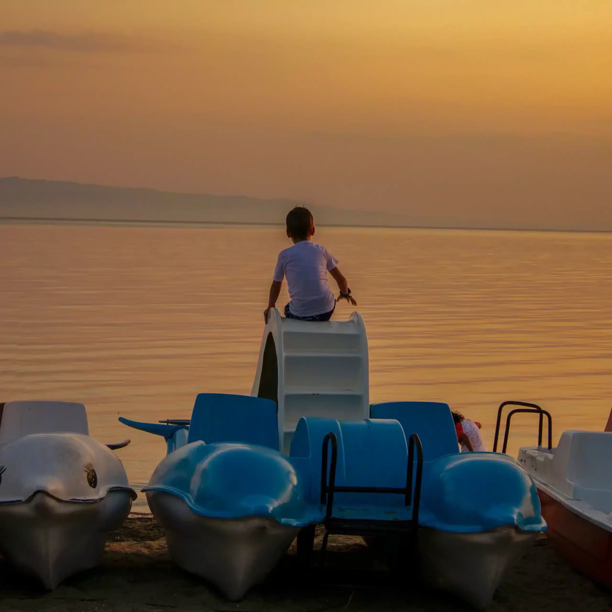 Pedal boat at camping les genets near saint come d'olt