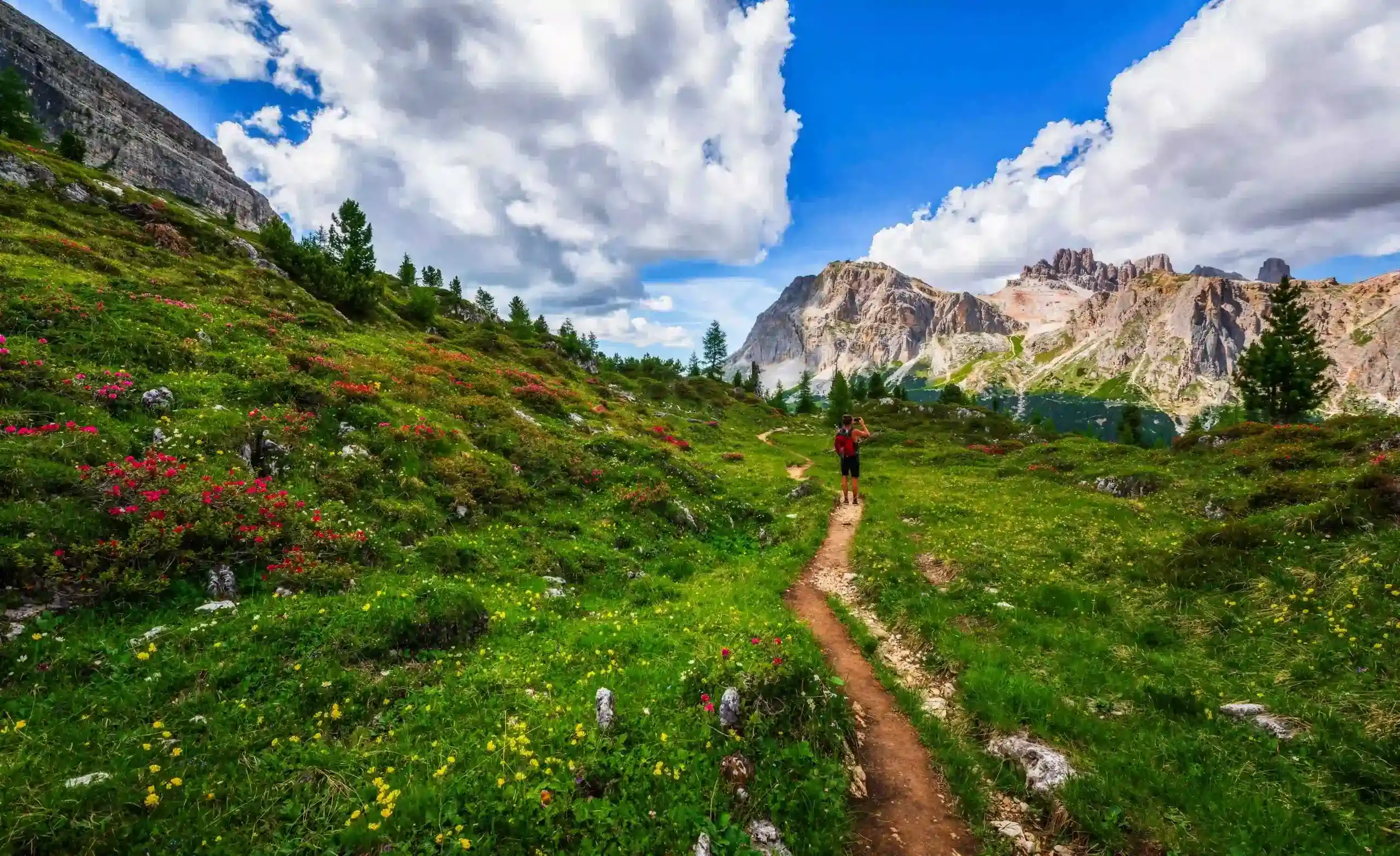 Blick auf die Berge im Aveyron