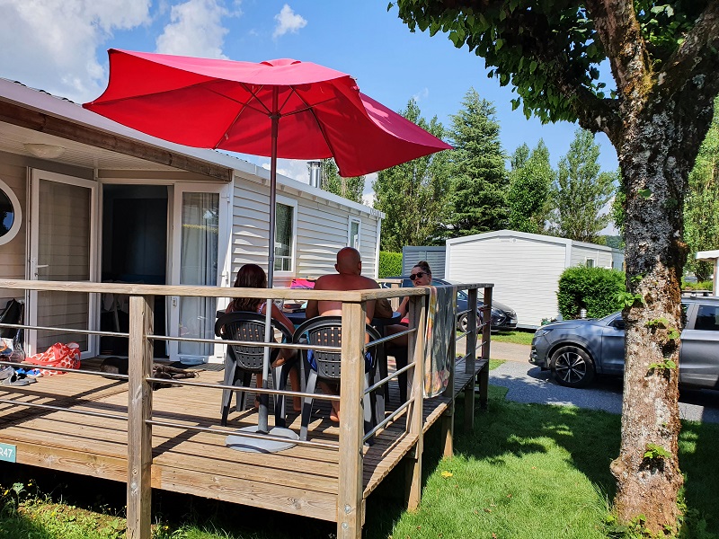 Mobilheim Uberdachte Terrasse 2 schlafzimmer