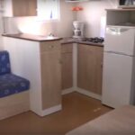 Stacaravan 2 slaapkamers 26m² met overdekt terras